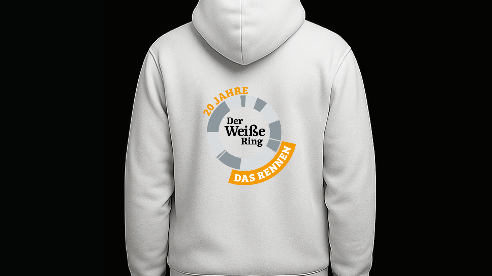 Der Weiße Ring Hoodie Rückenansicht