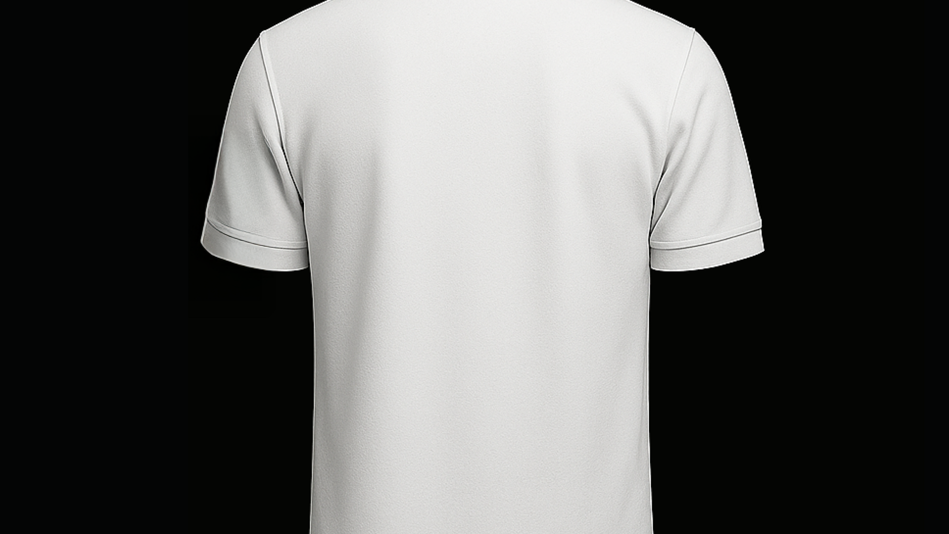 Der Weiße Ring das Rennen Poloshirt Rückenansicht